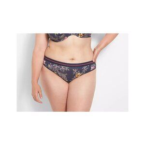 Lane Bryant Cacique Cotton Thong Panty With Wide Waistband 26/28